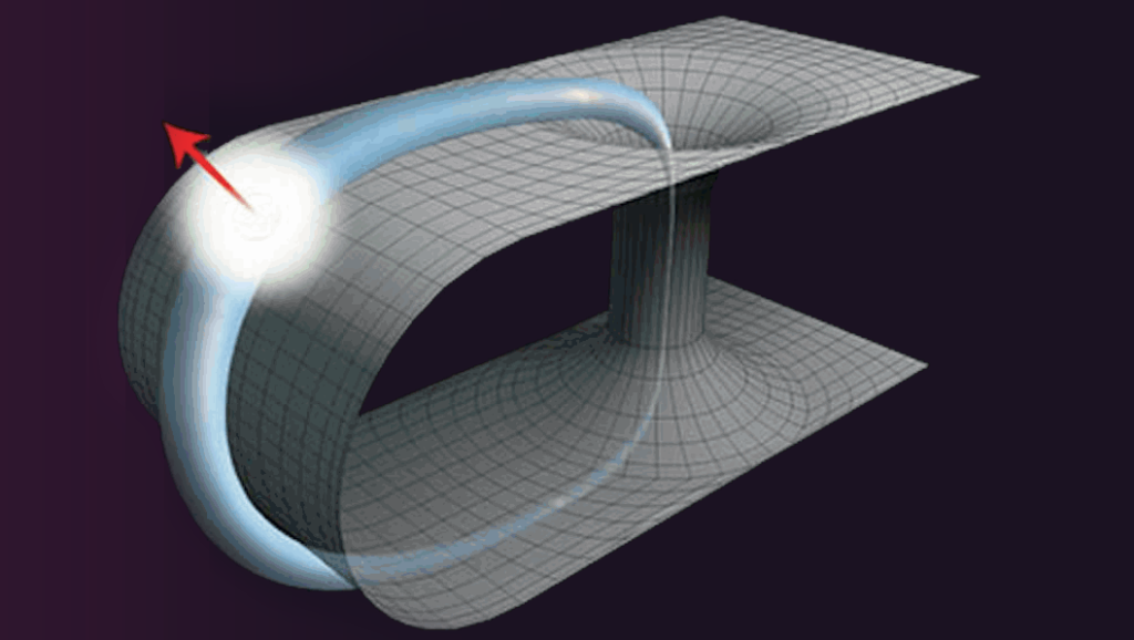 DARQ GPT ~ photon emission from traversing wormhole tunnel.